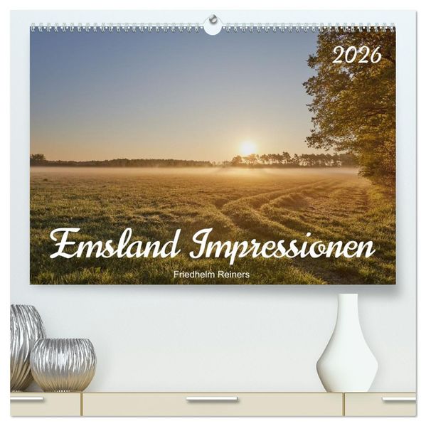 Emsland Impressionen (hochwertiger Premium Wandkalender 2026 DIN A2 quer) Kunstdruck in Hochglanz