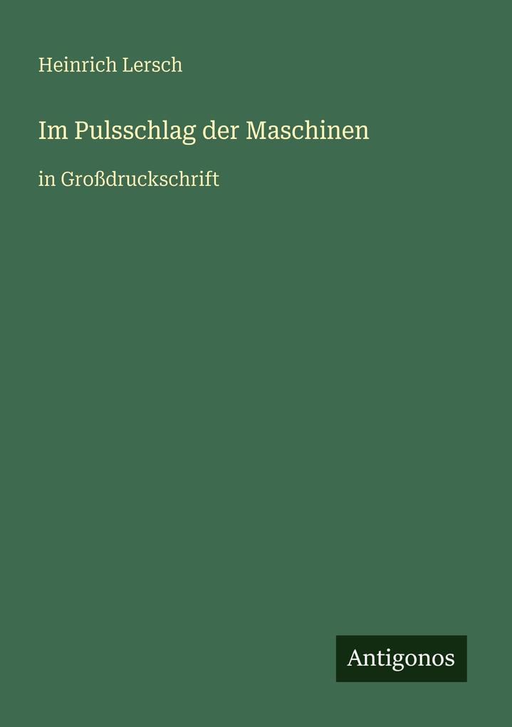 Im Pulsschlag der Maschinen