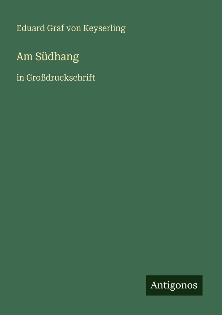 Am Südhang