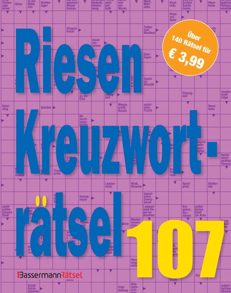 Riesen-Kreuzworträtsel 107 (5 Exemplare à 399 EUR)