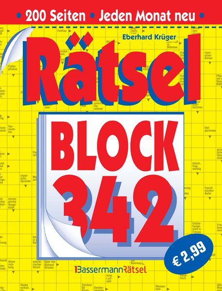 Rätselblock 342 (5 Exemplare à 299 EUR)
