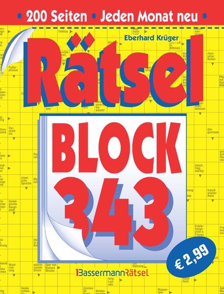 Rätselblock 343 (5 Exemplare à 299 EUR)
