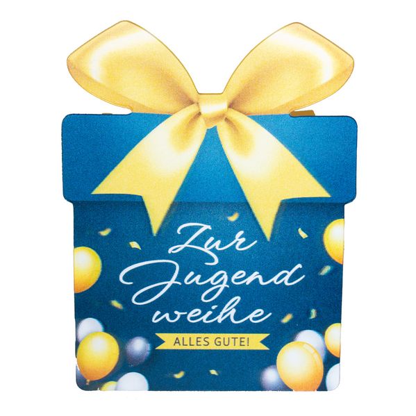TRÖTSCH - 3D-Geschenkbox Jugendweihe Luftballons
