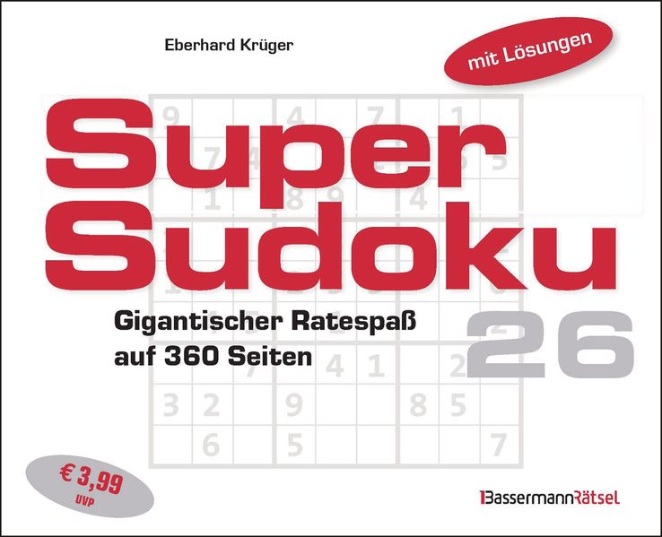 Supersudoku 26 (5 Exemplare à 399 EUR)