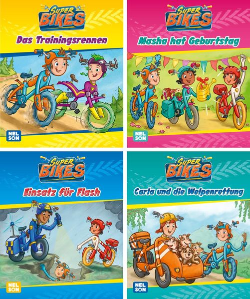Nelson Mini-Bücher: SUPERBIKES 1-4