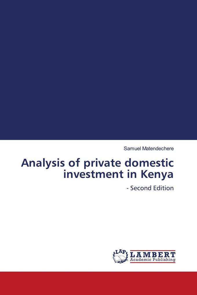 Analysis of private domestic investment in Kenya