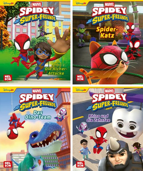 Nelson Mini-Bücher: MARVEL: Spidey und seine Super-Freunde 9-12
