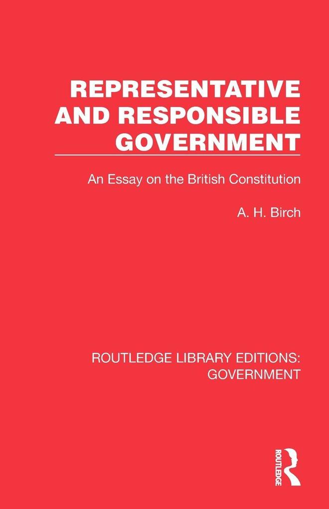 Representative and Responsible Government