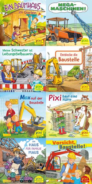 Pixi-Box 311: Pixi auf der Baustelle (8x8 Exemplare)
