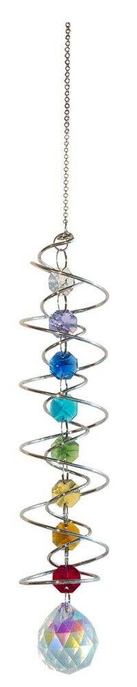 Suncatcher 'Helix Spirale' verchromt