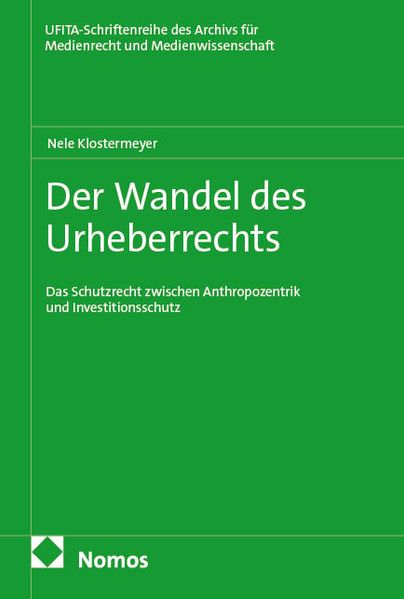 Der Wandel des Urheberrechts