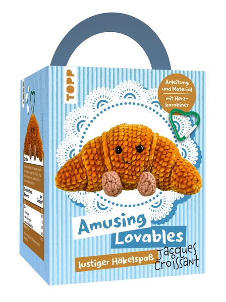 Amusing Lovables Häkelset Jacques Croissant