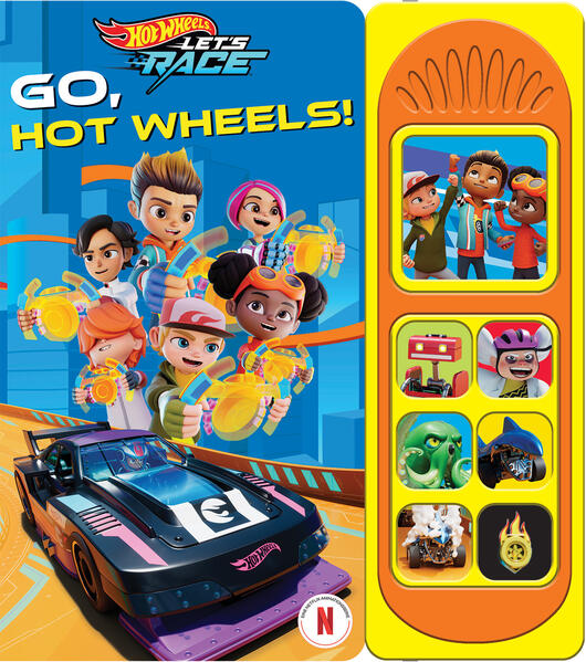 Hot Wheels Let's Race - Go Hot Wheels! - Soundbuch - Pappbilderbuch mit 7 Geräuschen