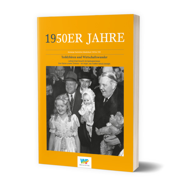 1950er Jahrzehnt-Buch der Nürnberger Nachrichten