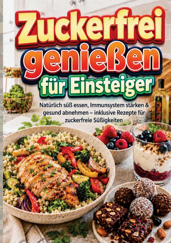 Zuckerfrei genießen für Einsteiger: Natürlich süß essen Immunsystem stärken & gesund abnehmen - inklusive Rezepte für zuckerfreie Süßigkeiten