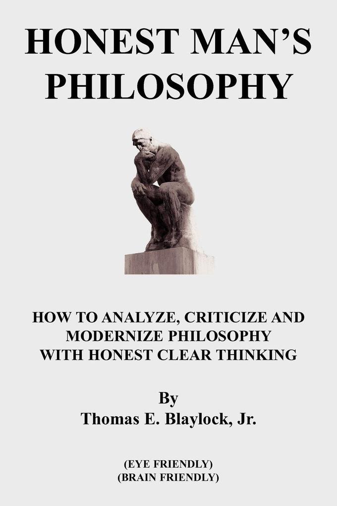 HONEST MAN'S PHILOSOPHY