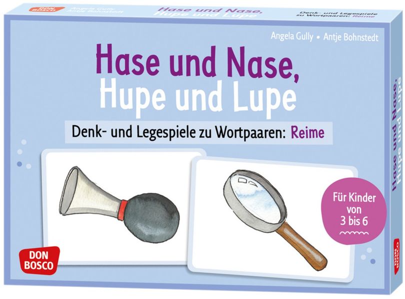 Hase und Nase Hupe und Lupe