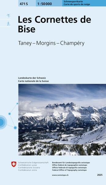 471S Les Cornettes de Bise Schneesportkarte