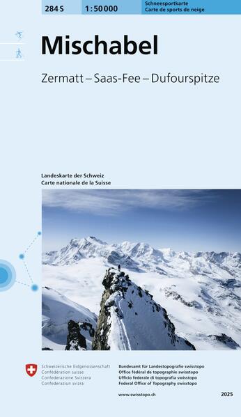 284S Mischabel Schneesportkarte