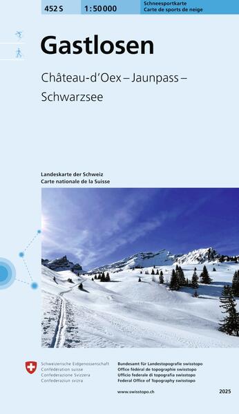 452S Gastlosen Schneesportkarte