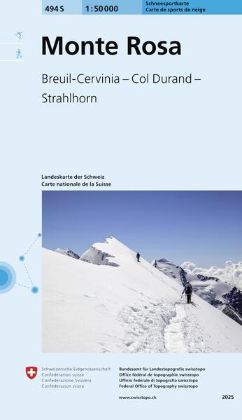 494S Monte Rosa Schneesportkarte