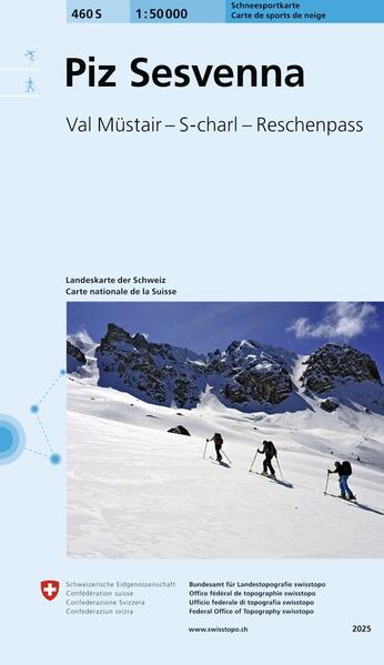 460S Piz Sesvenna Schneesportkarte