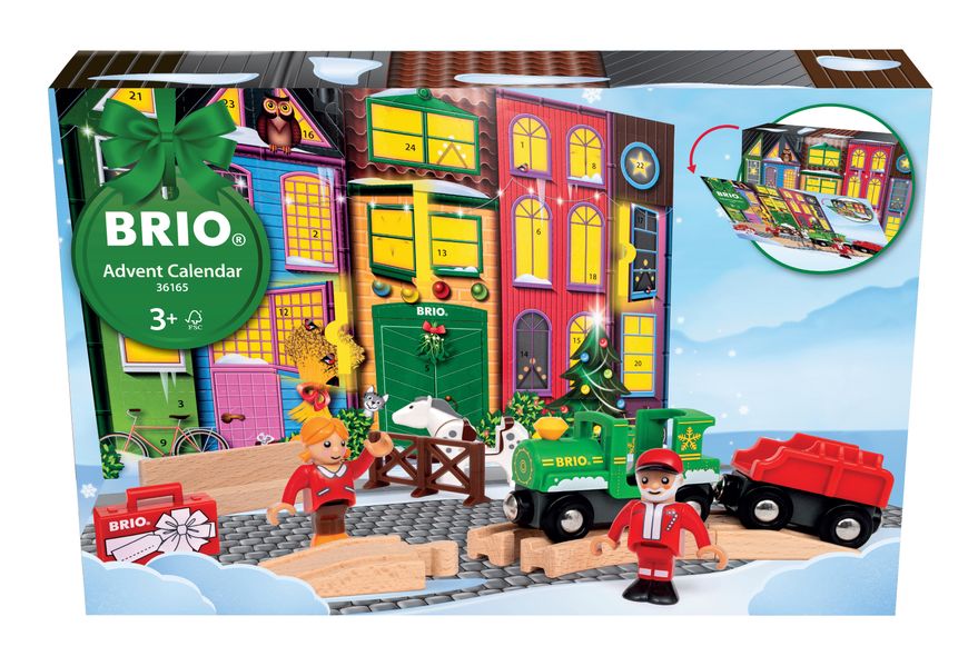 BRIO World - 36165 Adventskalender 'Weihnachtshaus'| Kalender für Mädchen und Jungen ab 3 Jahren - zauberhaftes Geschenk