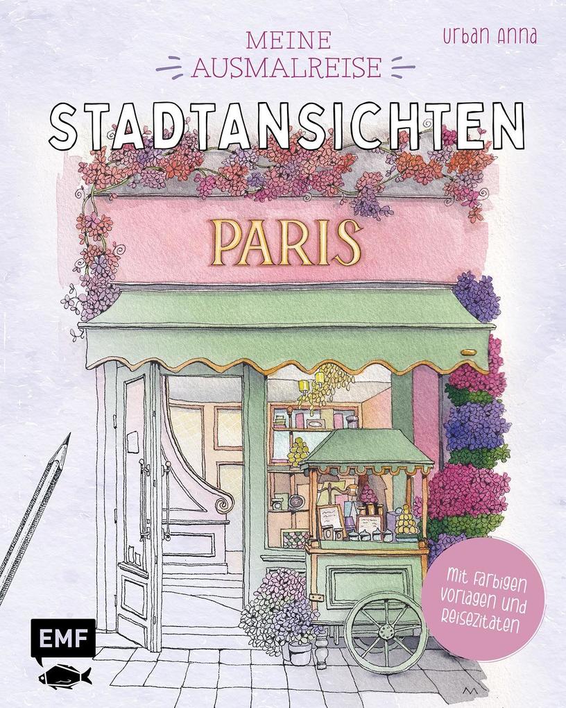 Meine Ausmalreise - Stadtansichten Paris