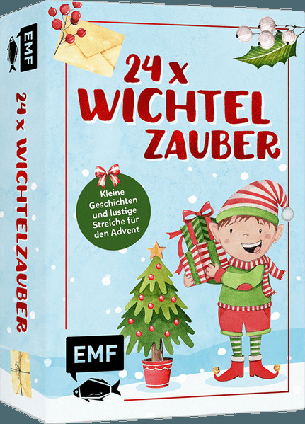 Adventskalender-Kartenset: 24 x Wichtelzauber