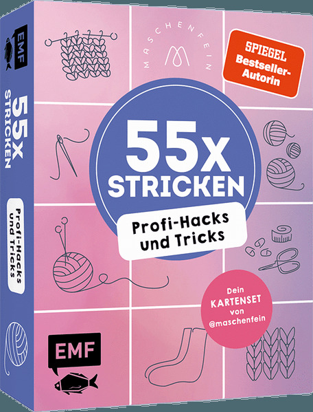 55 x stricken - Profi-Hacks und Tricks | Dein Kartenset von maschenfein