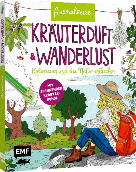 Ausmalreise Kräuterduft und Wanderlust