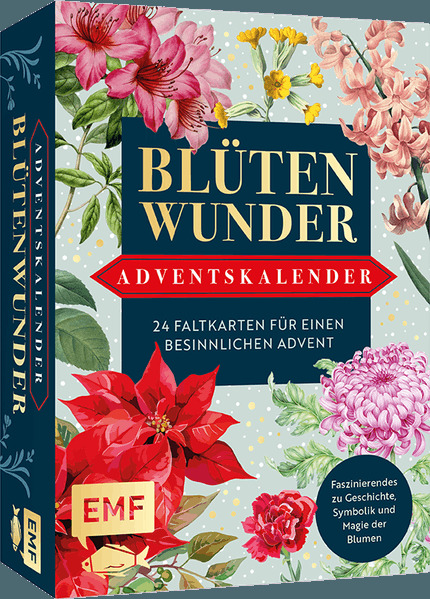Adventskalender-Kartenset: Blütenwunder