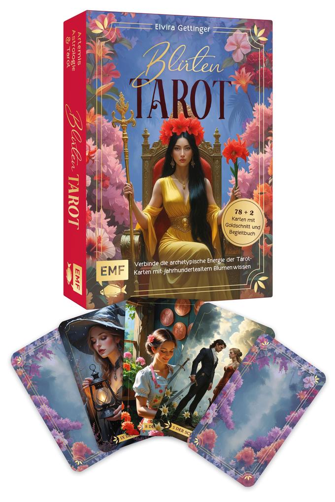 Edition Michael Fischer Tarot-Kartenset: Blütentarot | Verbinde Die Archetypische Energie Der Tarot-Karten Mit Jahrhundertealtem Blumenwissen - Image 4