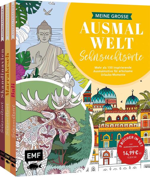 Meine große Ausmalwelt - Sehnsuchtsorte