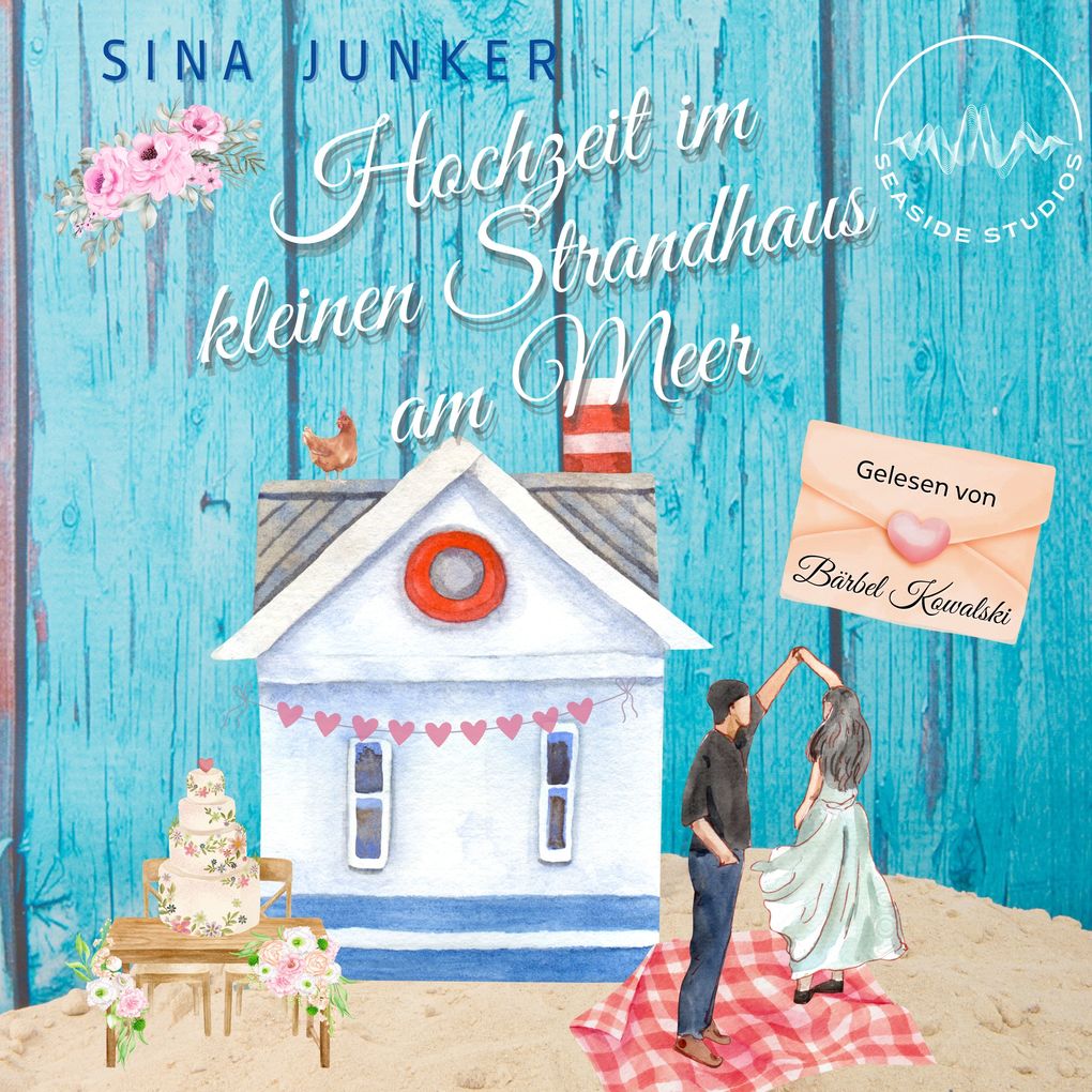 Hochzeit im kleinen Strandhaus am Meer
