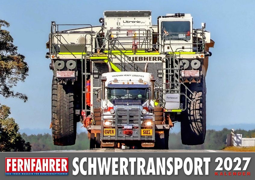 Schwertransporter Kalender 2027