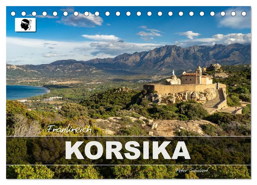 Frankreich - Korsika (Tischkalender 2026 DIN A5 quer) CALVENDO Monatskalender