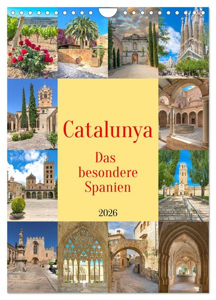 Catalunya das besondere Spanien (Wandkalender 2026 DIN A4 hoch) CALVENDO Monatskalender
