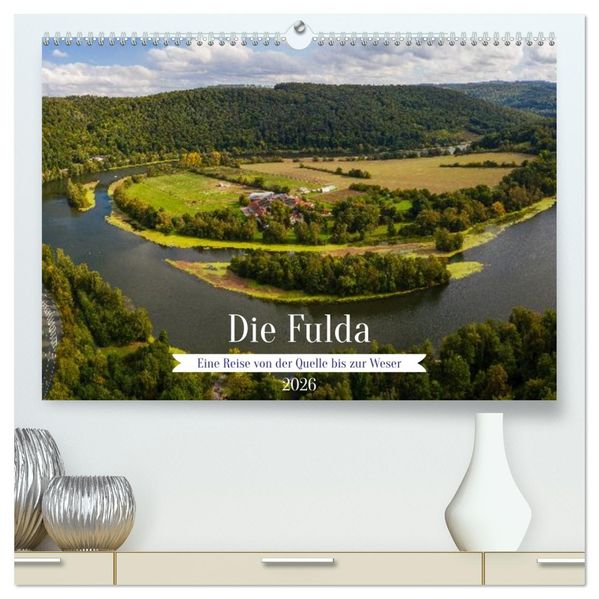 Die Fulda (hochwertiger Premium Wandkalender 2026 DIN A2 quer) Kunstdruck in Hochglanz