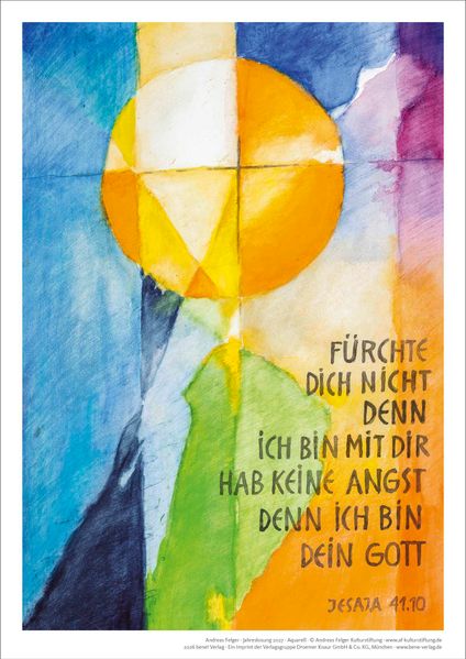 Jahreslosung 2027 Andreas Felger Kunstdruck A4