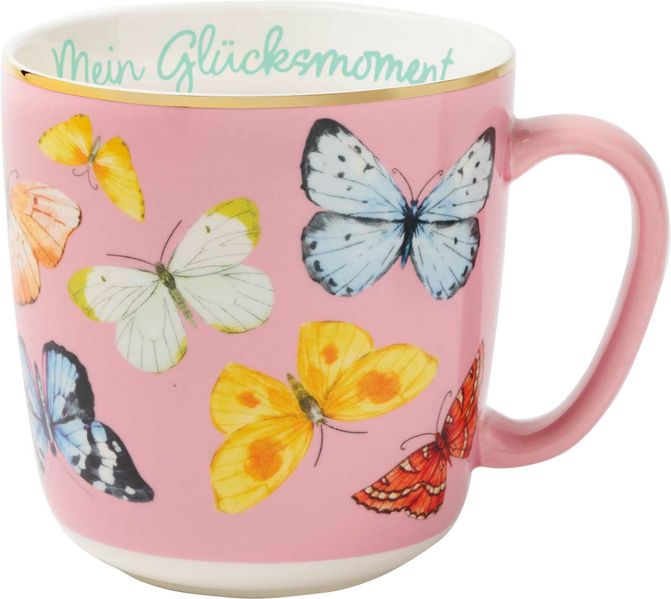 Blütenträume Kaffeebecher 'Mein Glücksmoment' 350 ml