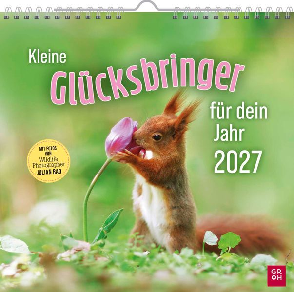 Wandkalender 2027: Kleine Glücksbringer für dein Jahr