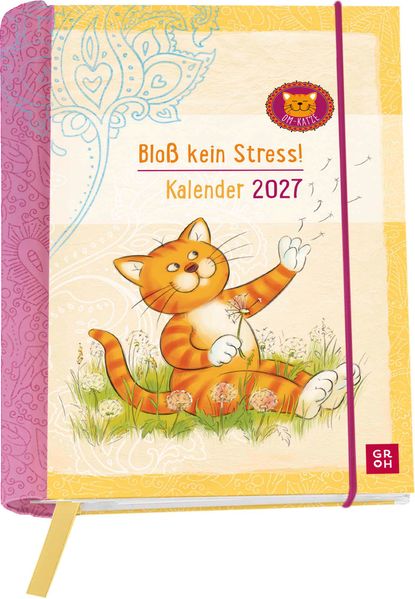 Buchkalender 2027: Om-Katze: Bloß kein Stress!