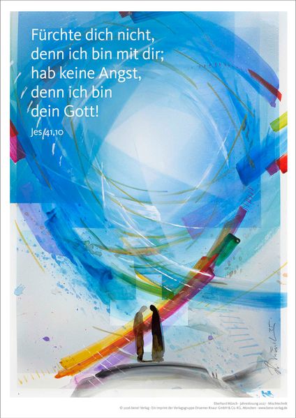 Jahreslosung Eberhard Münch 2027 Kunstdruck A4