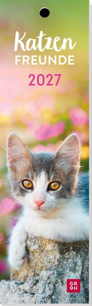 Lesezeichenkalender 2027: Katzenfreunde