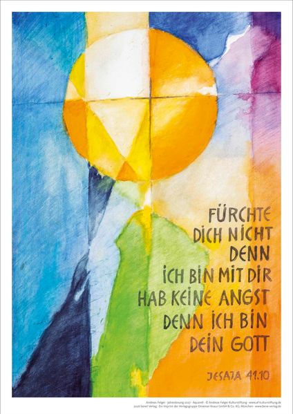 Jahreslosung 2027 Andreas Felger Kunstdruck A3