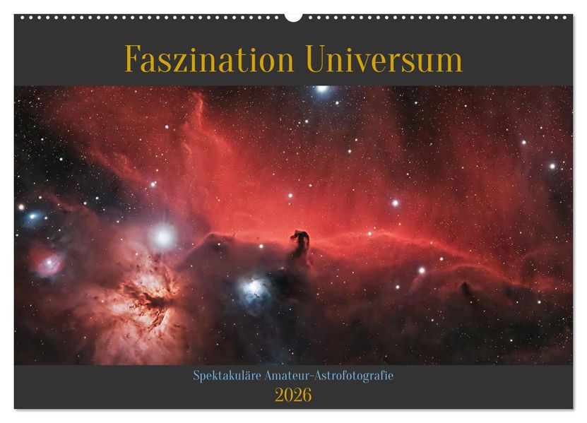 Faszination Universum (Wandkalender 2026 DIN A2 quer) CALVENDO Monatskalender