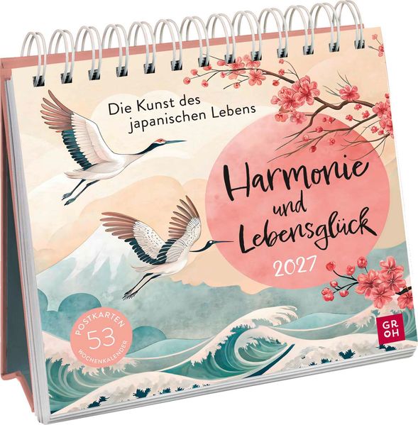 Postkartenkalender 2027: Harmonie und Lebensglück