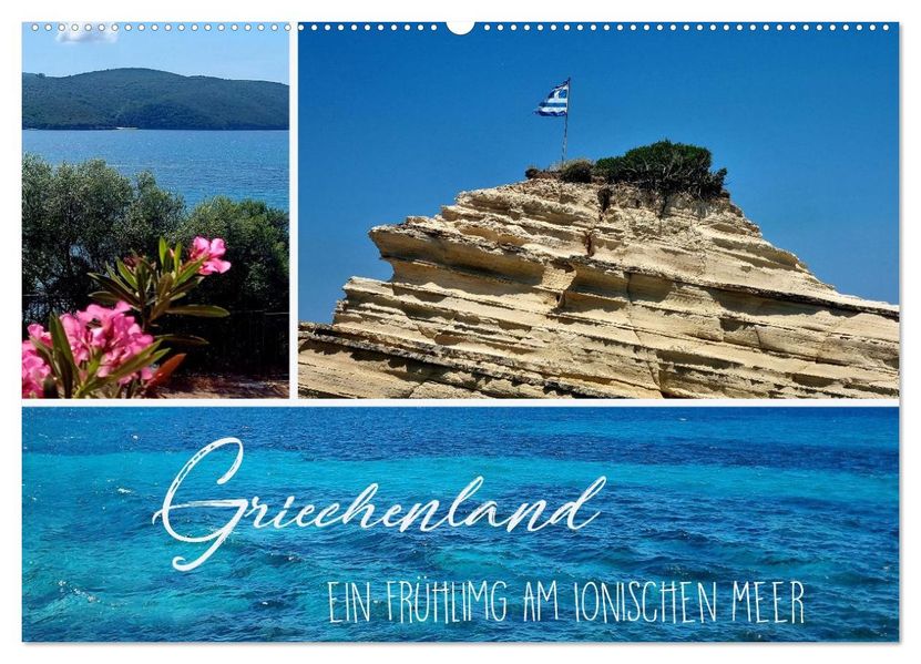Griechenland - Ein Frühling am Ionischen Meer (Wandkalender 2026 DIN A2 quer) CALVENDO Monatskalender
