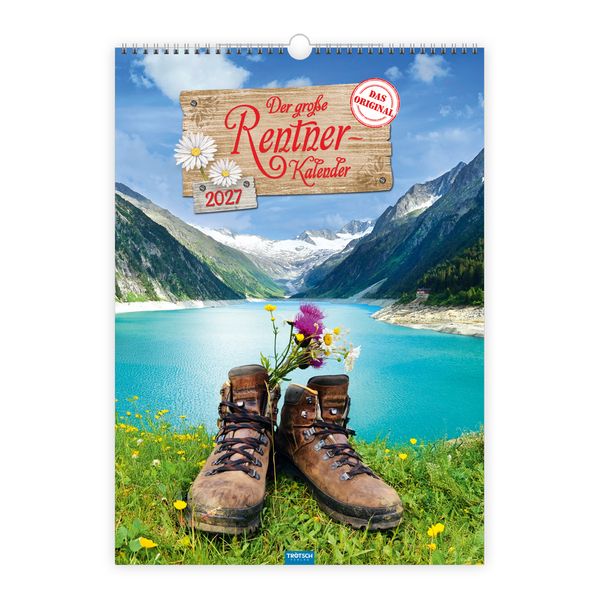 TRÖTSCH - Großbildkalender Der große Rentnerkalender 2027